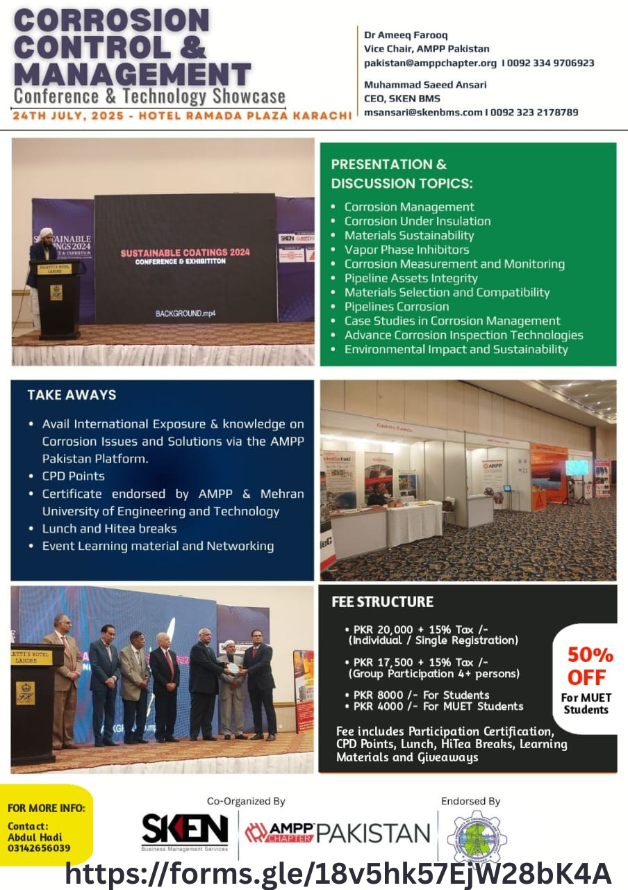 Corrosion Control & Management Conference & Technology Showcase